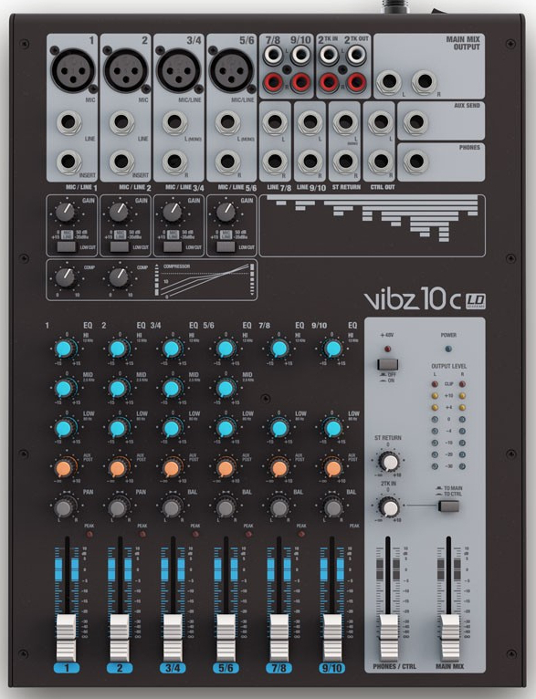 Ld Systems Vibz 10 C - Analog mixing desk - Main picture