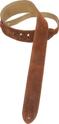 Guitar strap Levy's Suede leather ms12 5cm regular brown