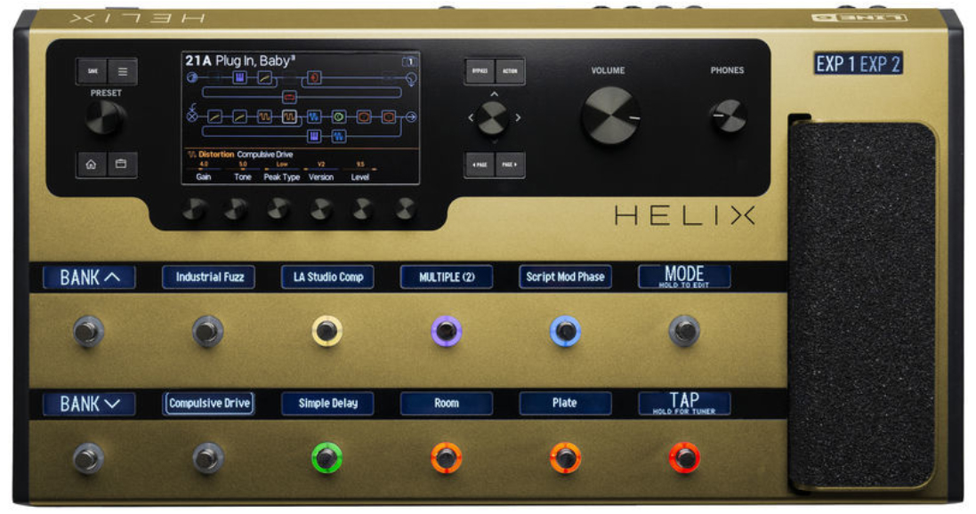 Line 6 Helix Floor Guitar Processor Gold Ltd - Multieffect for electric guitar - Variation 2