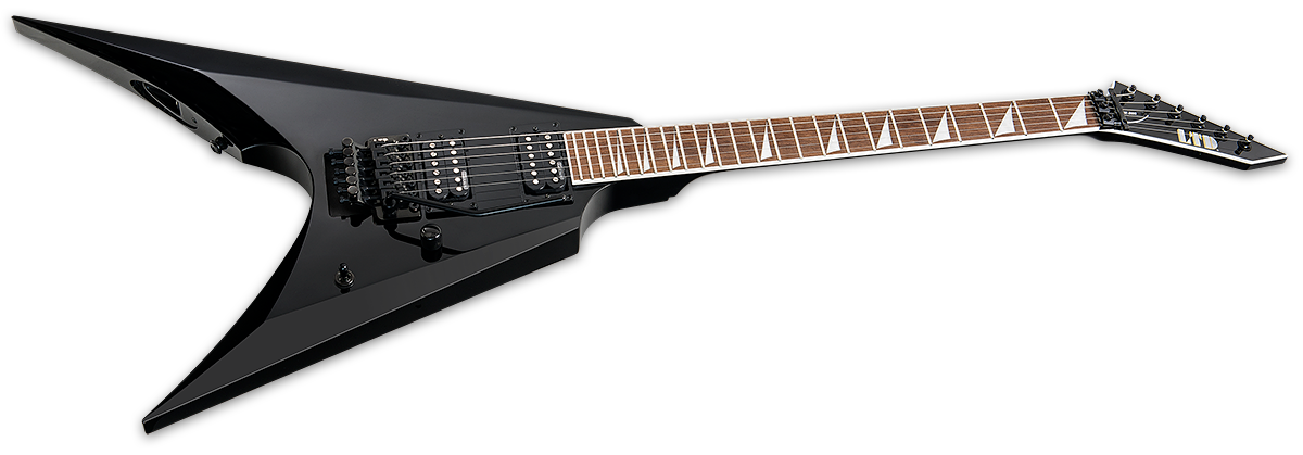 Ltd Arrow-200 Hh Fr Jat - Black - Metal electric guitar - Variation 1