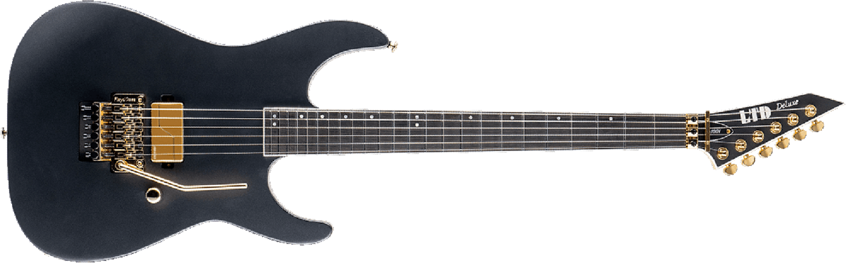 Ltd M-1001 Floyd Rose H Eb - Charcoal Metallic Satin - Metal electric guitar - Main picture