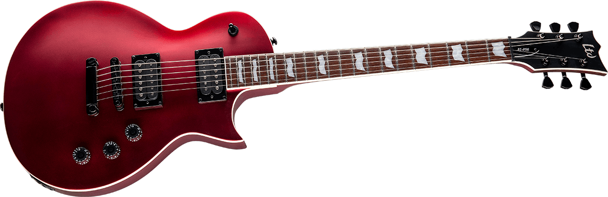 Ltd Ec-256 Hh Ht Jat - Candy Apple Red - Metal electric guitar - Variation 2
