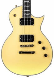 Single cut electric guitar Ltd EC-1000T CTM - Vintage gold satin