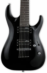 7 string electric guitar Ltd MH-17 Kit +bag - Black