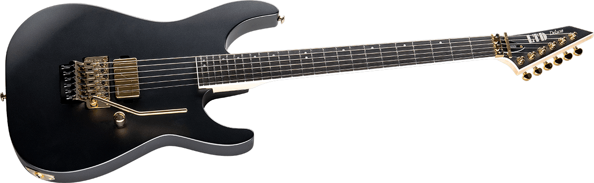 Ltd M-1001 Floyd Rose H Eb - Charcoal Metallic Satin - Metal electric guitar - Variation 2