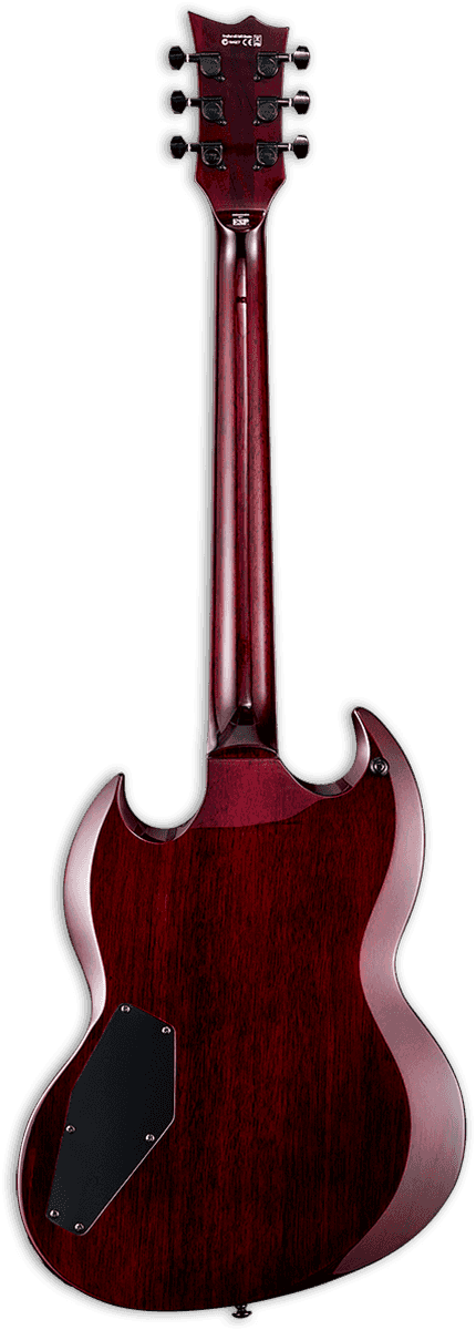 Ltd Viper-256 - See Thru Black Cherry - Double cut electric guitar - Variation 1