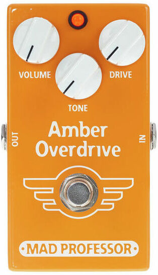 Mad Professor Amber Overdrive - Overdrive, distortion & fuzz effect pedal - Main picture