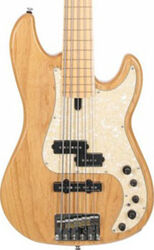 Solid body electric bass Marcus miller P7 Swamp Ash 5ST 2nd Gen Fretless - Natural
