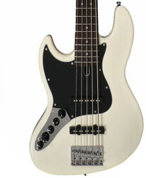 Solid body electric bass Marcus miller V3 5ST AWH Left Hand - Antique white