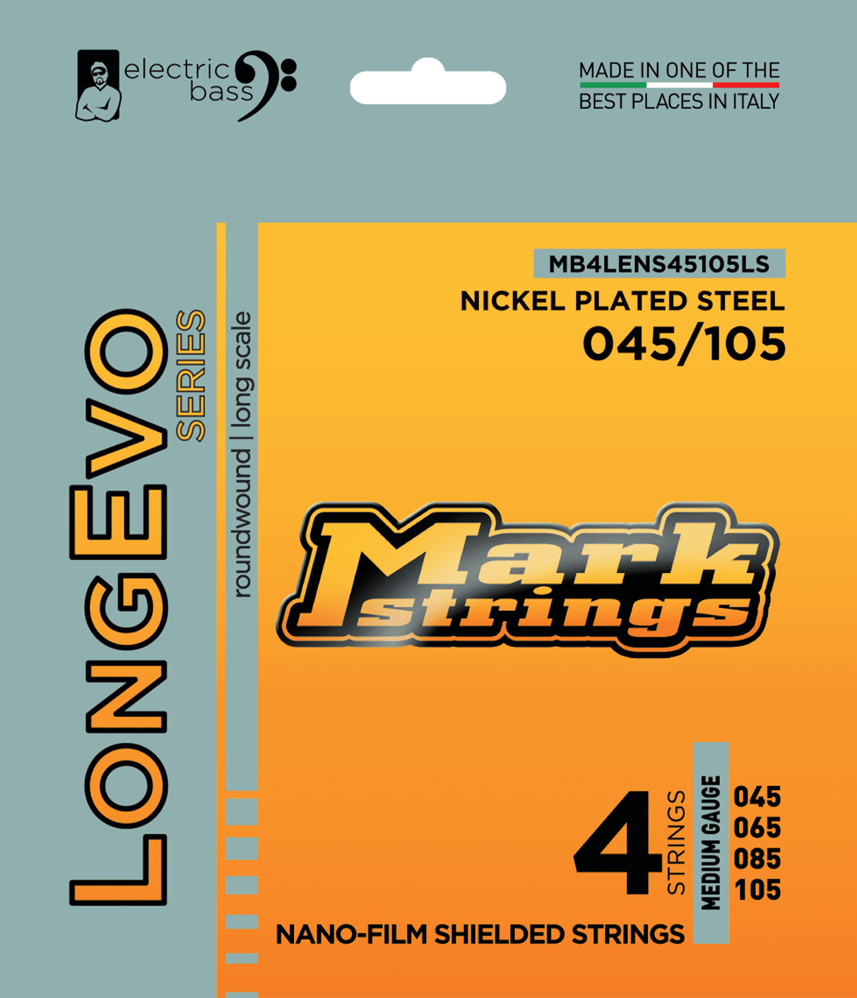 Markbass Longevo Series 045-105 Nickel Plated Steel - Electric bass strings - Main picture