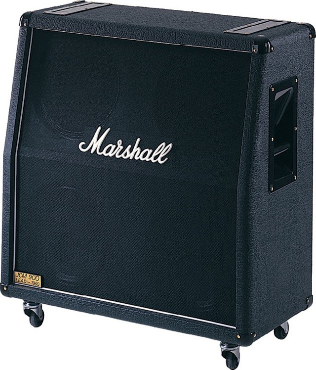Marshall 1960av Angled 4x12 280w 4/8/16-ohms Stereo  Pan Coupe Vintage 30 - Electric guitar amp cabinet - Main picture