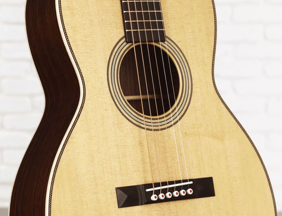 Martin 0012-28 Modern Deluxe Grand Concert Epicea Palissandre Eb - Natural Gloss - Acoustic guitar & electro - Variation 3