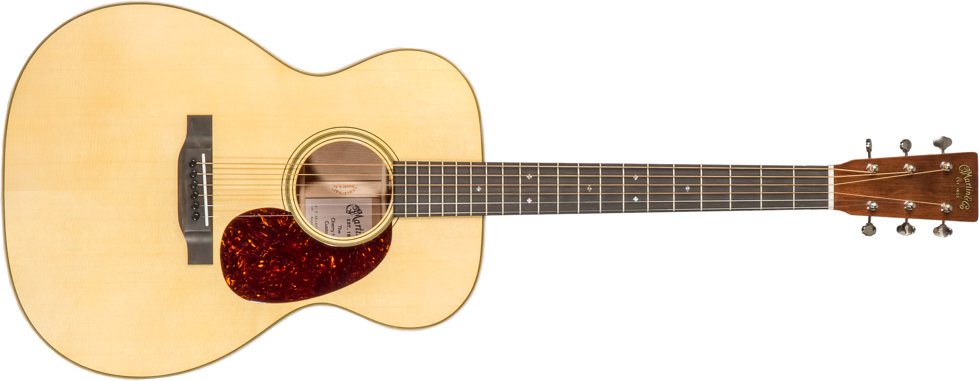 Martin Custom Shop Cs-000-cherryhill 000 Epicea Cerisier Eb #2742278 - Natural Aging Toner - Acoustic guitar & electro - Main picture