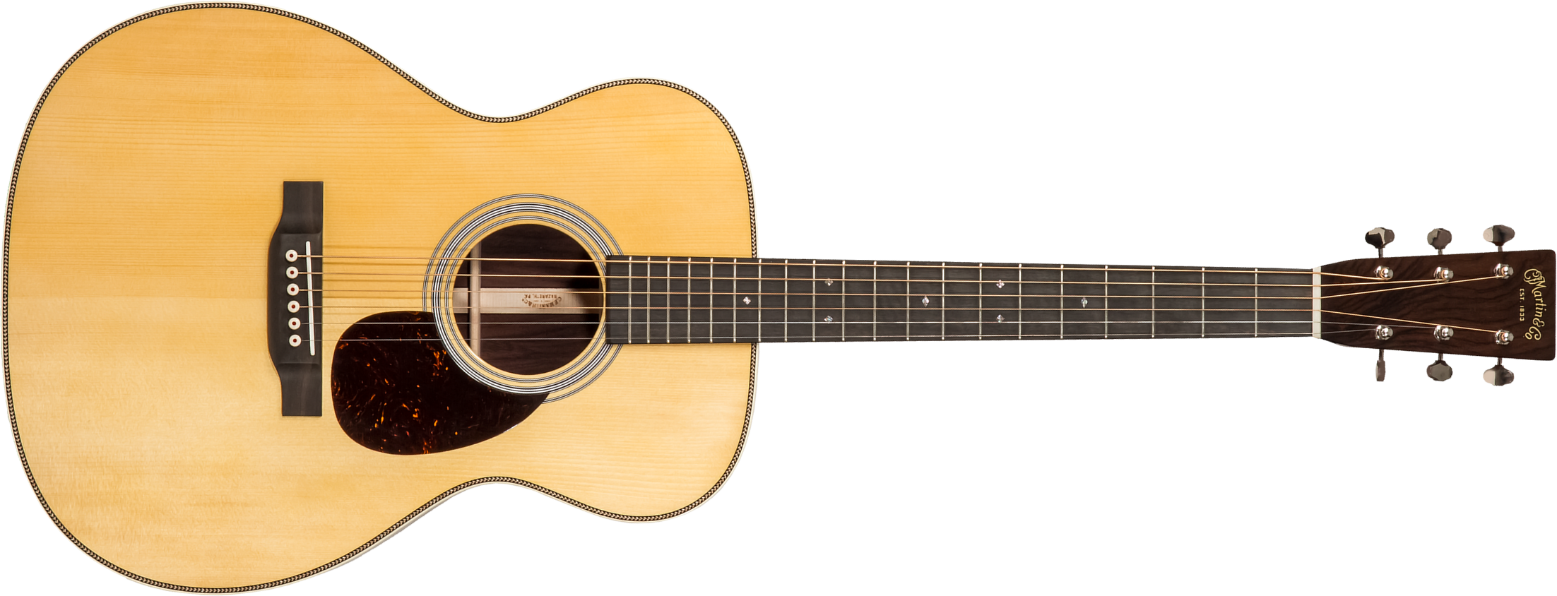Martin Custom Shop Cs-om-c22030491 Epicea Palissandre Eb #2729872 - Natural - Acoustic guitar & electro - Main picture