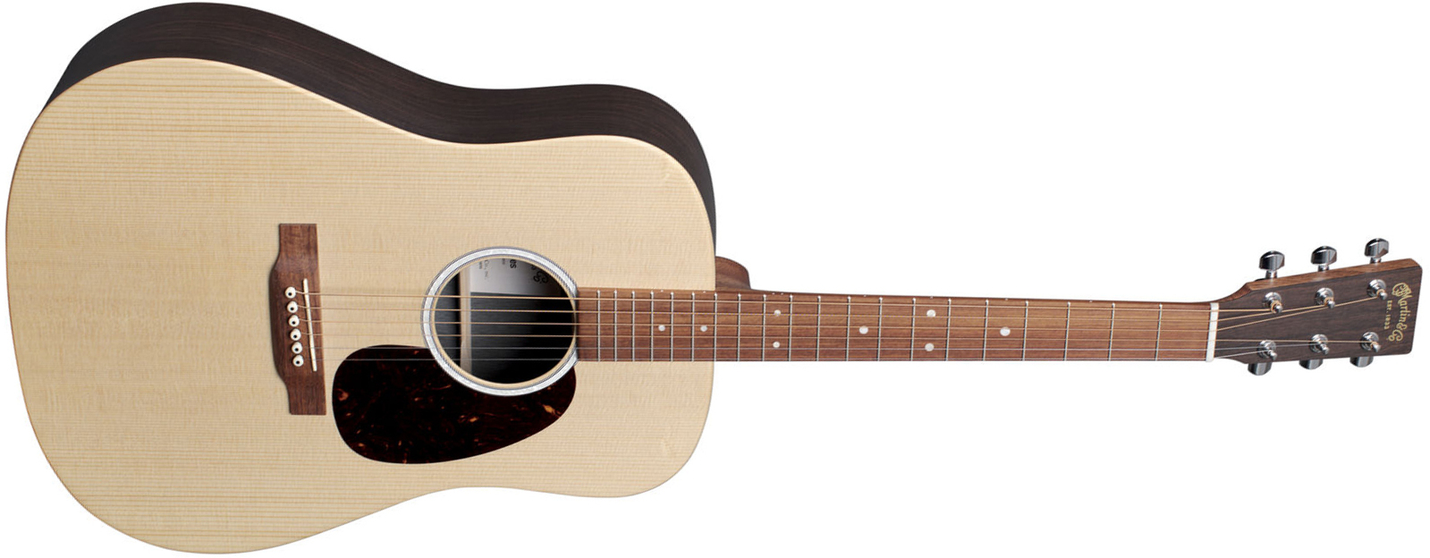 Martin D-x2e Rosewood Dreadnought Epicea Palissandre - Natural Satin - Electro acoustic guitar - Main picture