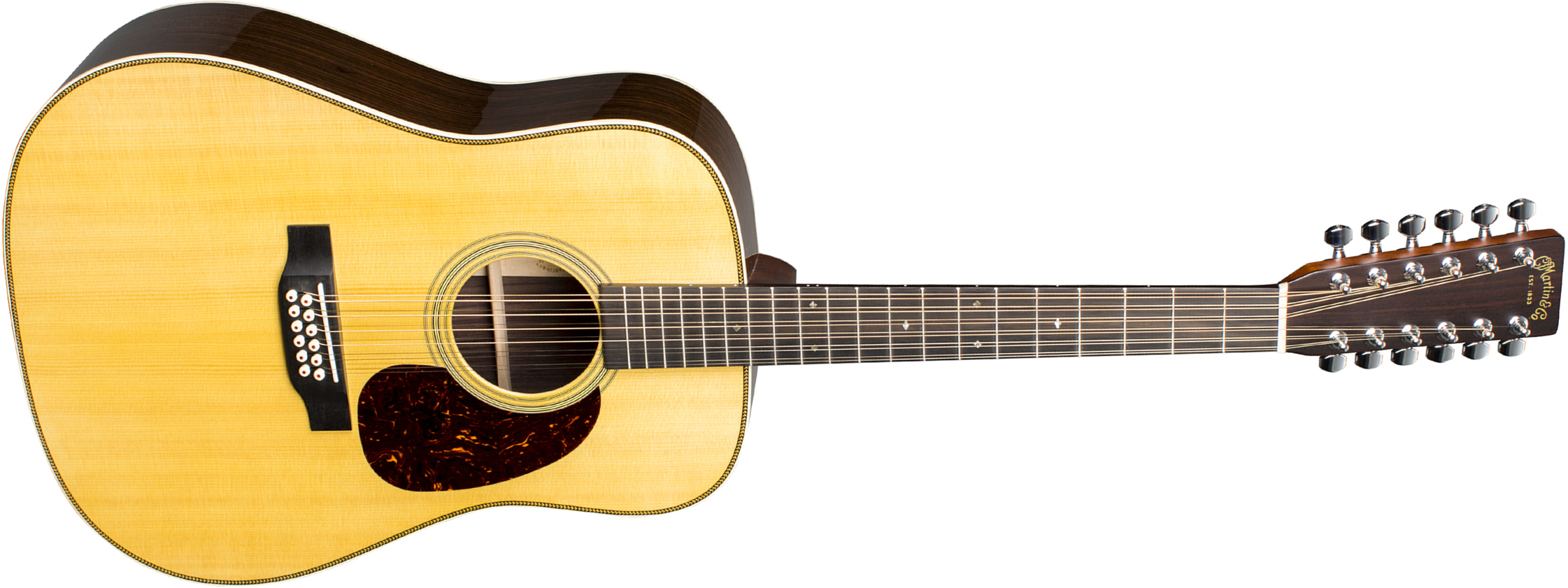 Martin Hd12-28 Standard Re-imagined Dreadnought 12c Epicea Palissandre Eb - Natural Aging Toner - Acoustic guitar & electro - Main picture