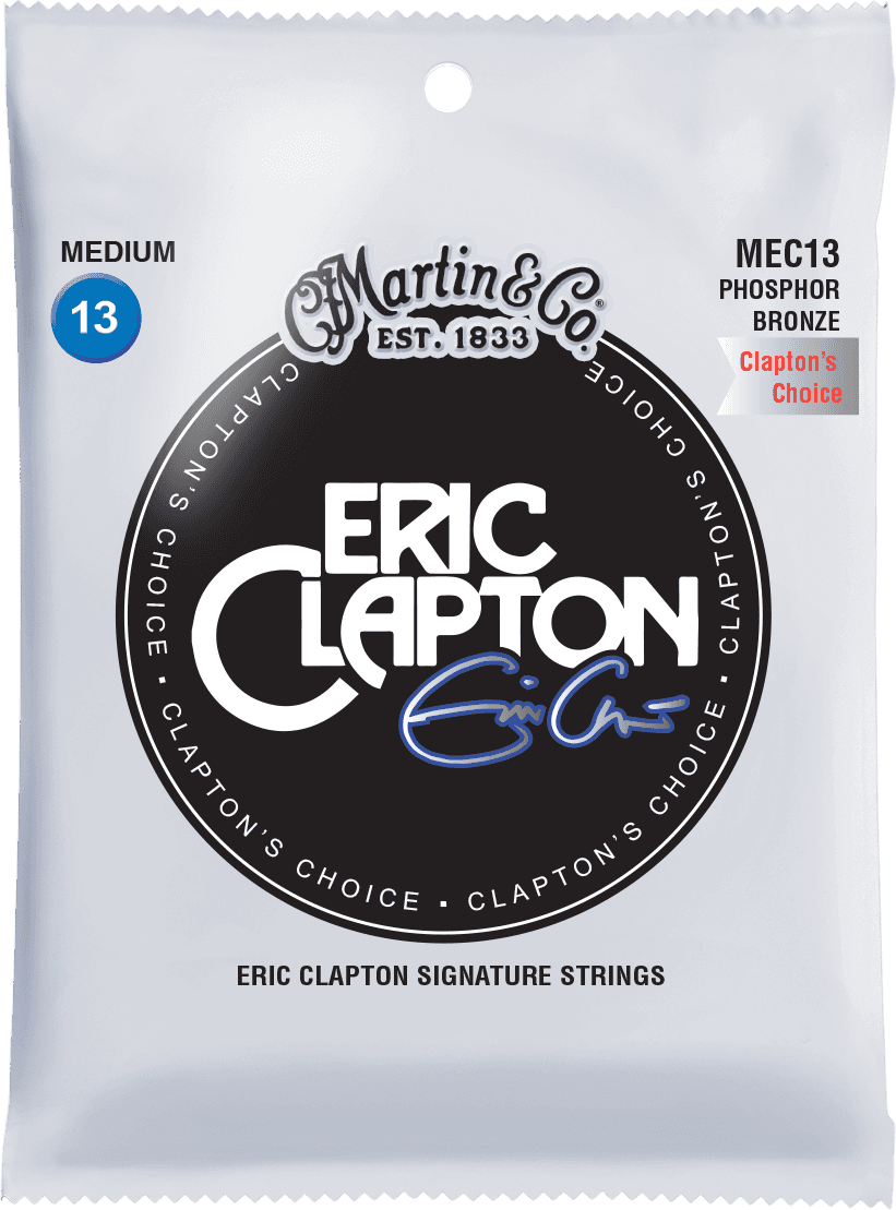 Martin Mec13 Eric Clapton 92/8 Phosphor Bronze Acoustic Guitar 6c 13-56 - Acoustic guitar strings - Main picture