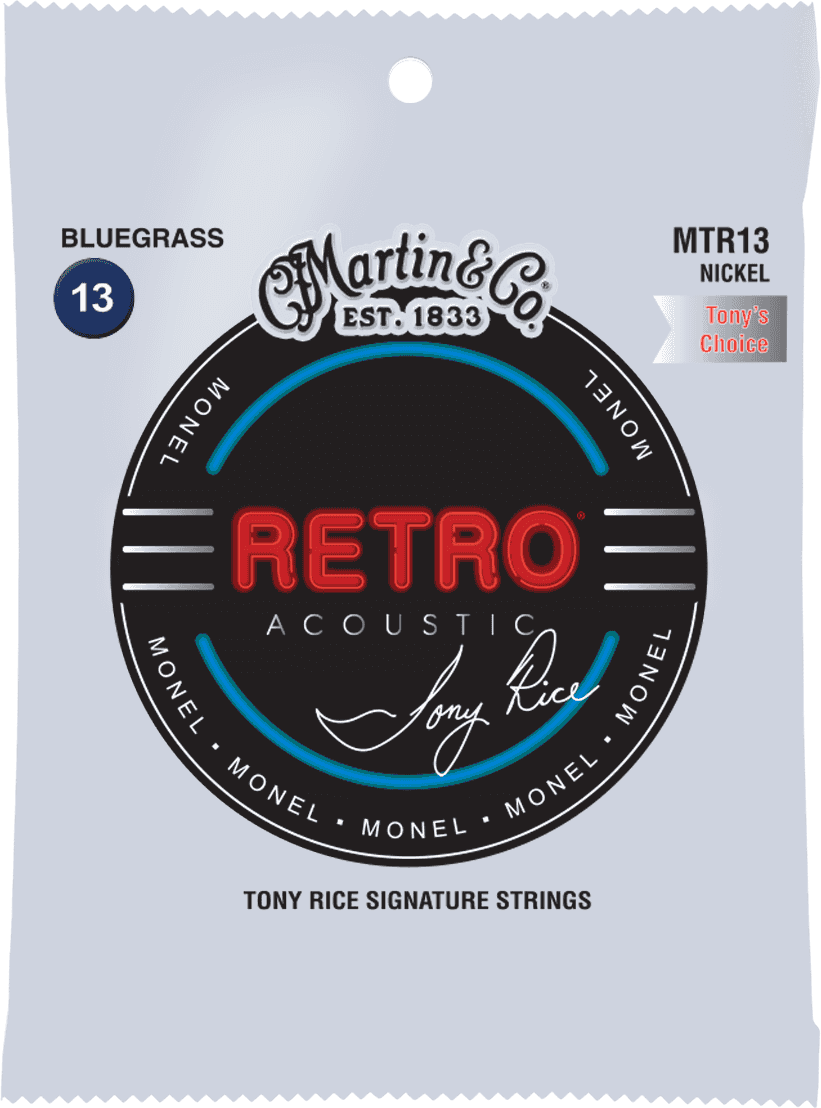Martin Mtr13 Retro Monel Tony Rice Bluegrass Acoustic Guitar 6c 13-56 - Acoustic guitar strings - Main picture