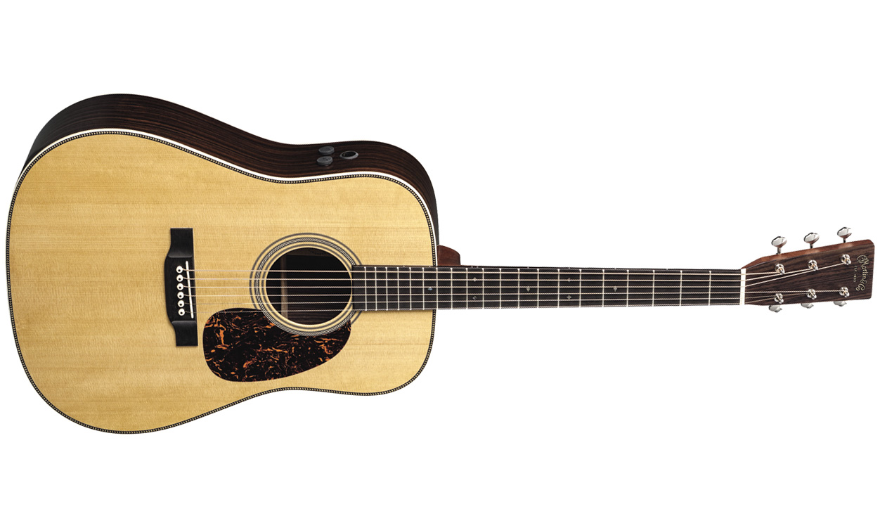 Martin Hd-28e Standard Re-imagined Dreadnought Epicea Palissandre Eb - Natural Aging Toner - Electro acoustic guitar - Variation 1