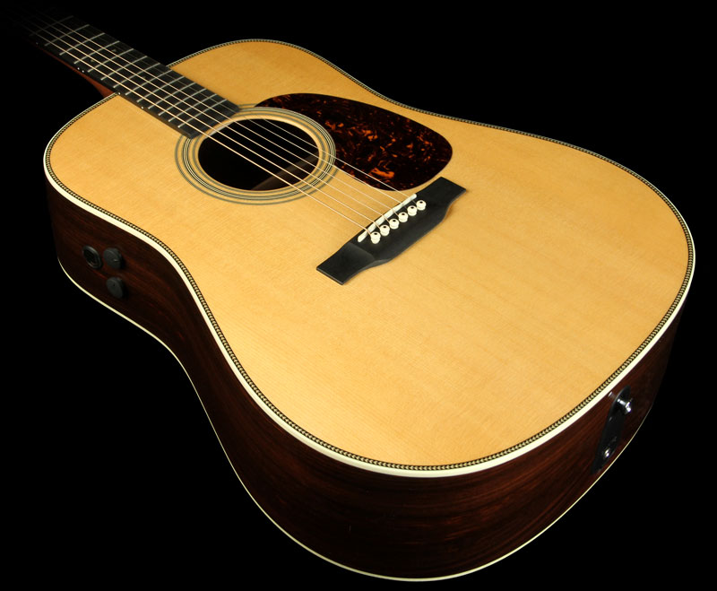 Martin Hd-28e Standard Re-imagined Dreadnought Epicea Palissandre Eb - Natural Aging Toner - Electro acoustic guitar - Variation 3