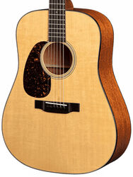 Left-handed folk guitar Martin D-18 Standard Left Hand - Natural