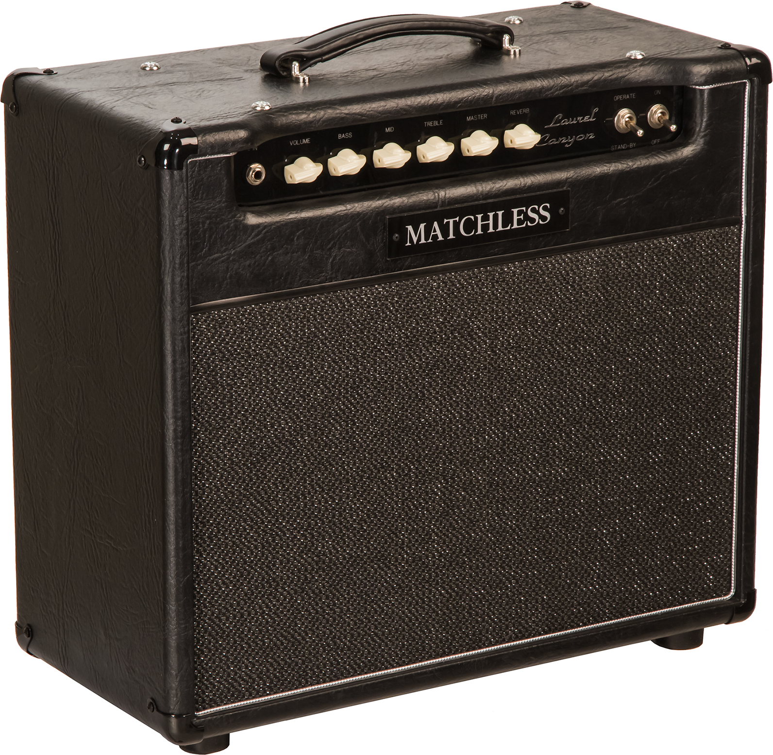 Matchless Laurel Canyon Reverb Combo 20w 1x12 Black/silver - Electric guitar combo amp - Main picture