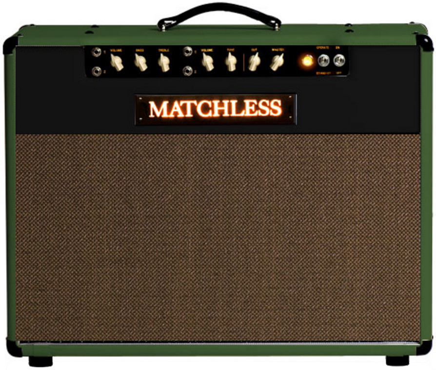 Matchless Sc Mini 1x12 6w Green/black/gold - Electric guitar combo amp - Main picture