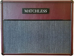 Electric guitar amp cabinet Matchless ESD212 Cabinet Burgundy/Silver