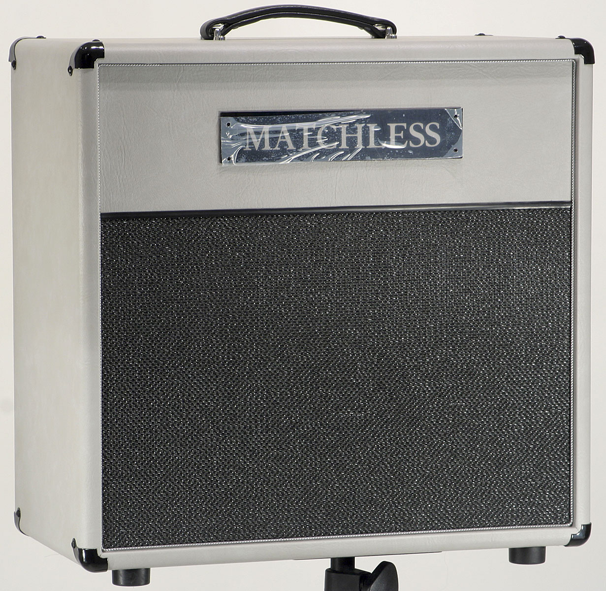 Matchless Ess 1x12 30w 8-ohms Gray/silver - Electric guitar amp cabinet - Variation 2