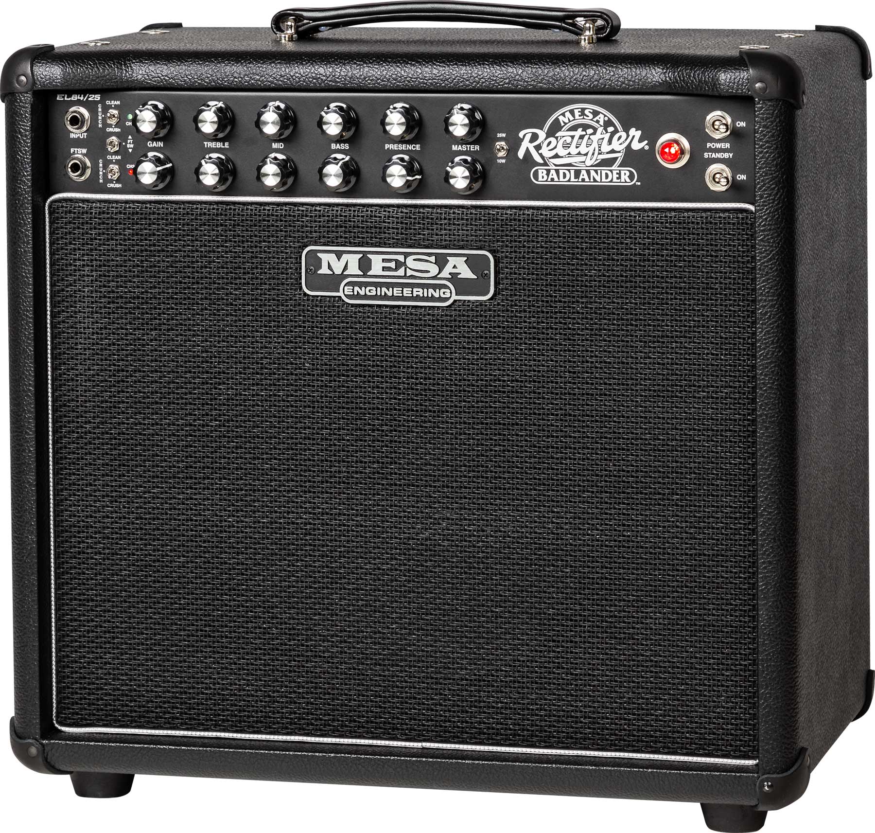 Mesa Boogie Badlander 25 1x12 Combo 10/25w 112 El84 Black Bronco - Electric guitar combo amp - Variation 1