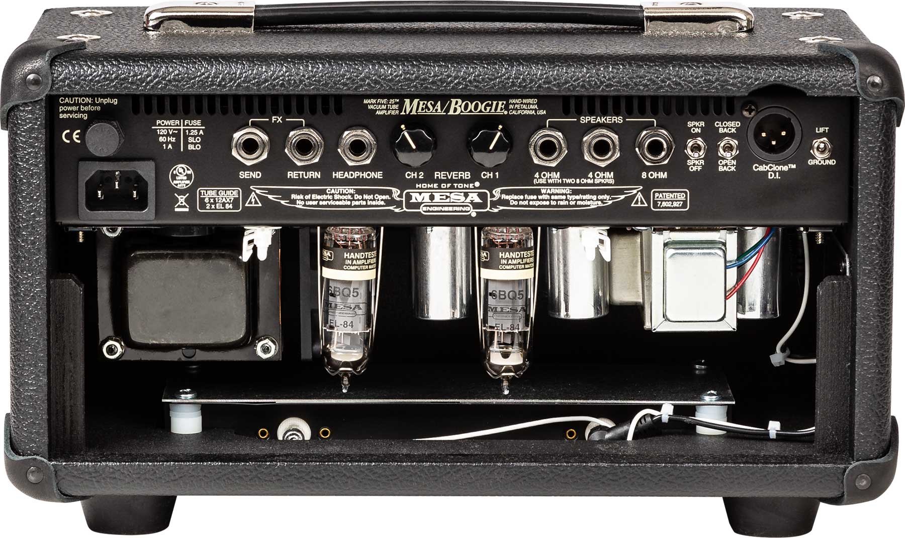 Mesa Boogie Mark Five 25 Head 10/25w El84 Black Bronco - Electric guitar amp head - Variation 2