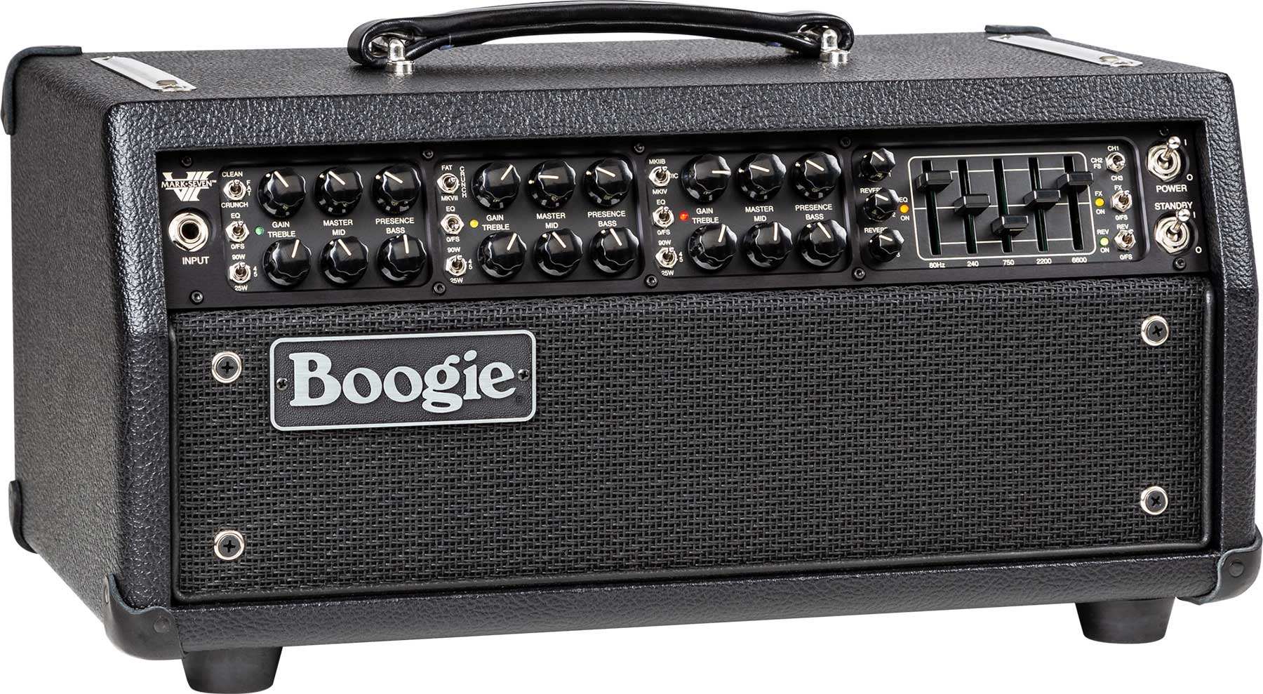 Mesa Boogie Mark Vii Head 25/45/90w 6l6 Black - Electric guitar amp head - Variation 1