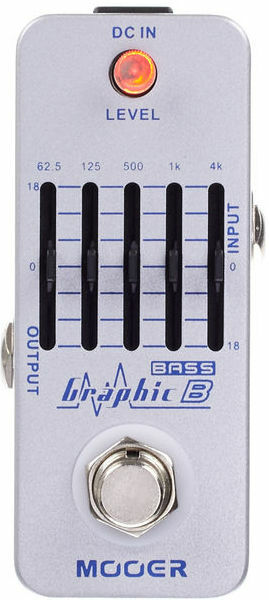 Mooer Graphic Bass - EQ & enhancer effect pedal for bass - Main picture