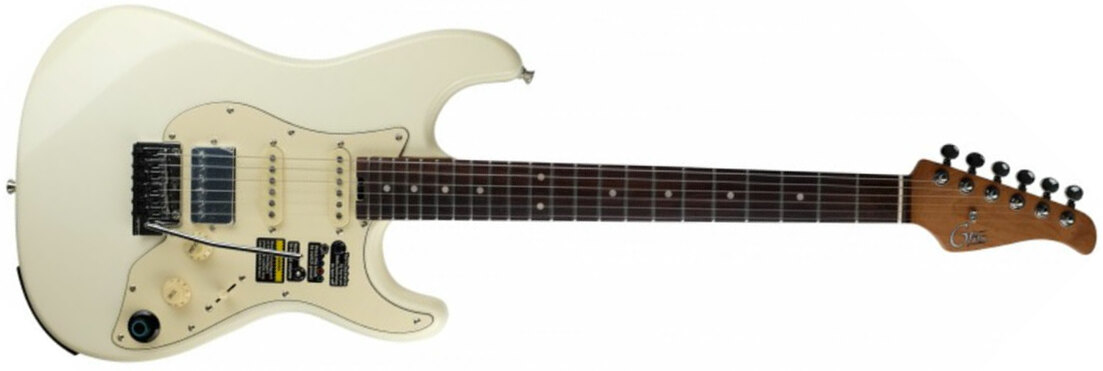 Mooer Gtrs S800 Hss Trem Rw - Vintage White - Modeling guitar - Main picture