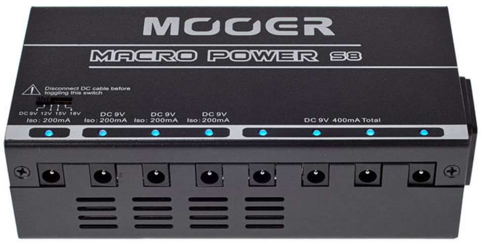 Power supply Mooer Macro Power S8 (1200mA / 9-12-15-18V)