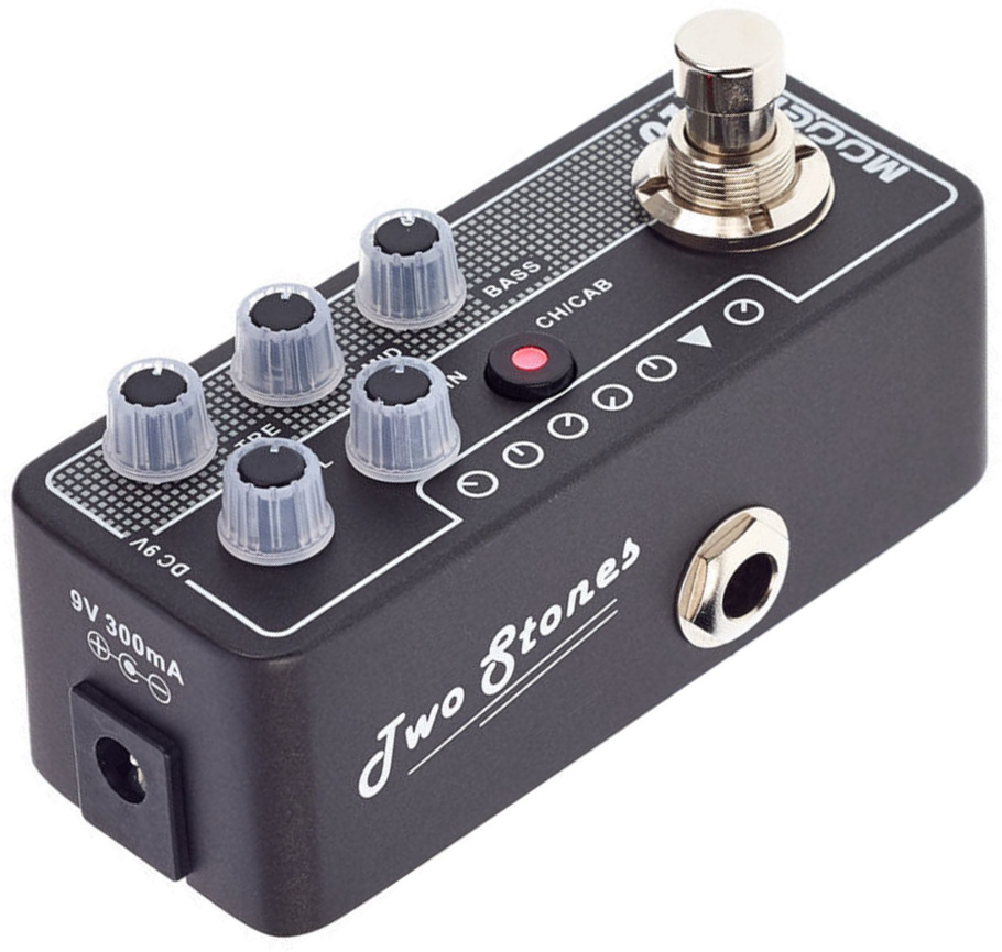 Mooer Micro Preamp 010 Two Stones Tworock Coral - Electric guitar preamp - Variation 1