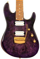 7 string electric guitar Music man Jason Richardson 7-string Cutlass - Majora purple