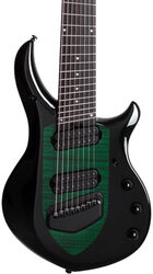 8 and 9 string electric guitar Music man John Petrucci Majesty 8 - Emerald sky
