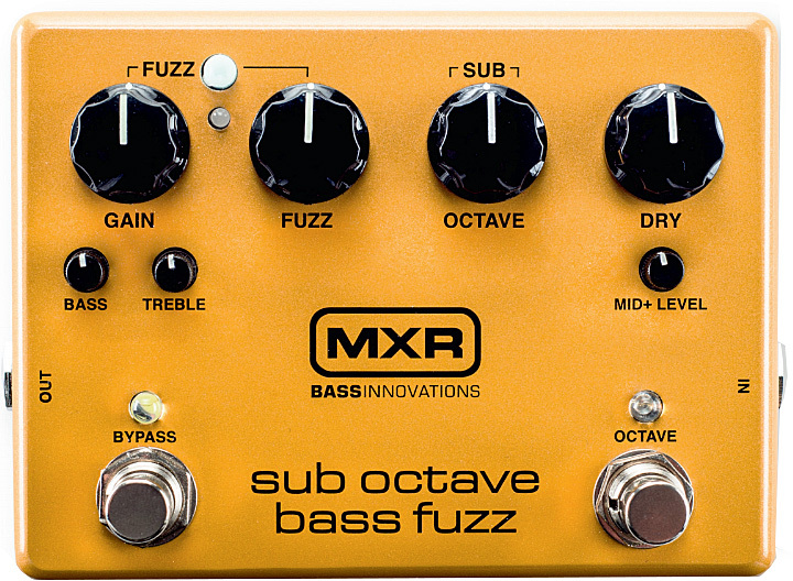 Mxr Sub Octave Bass Fuzz M287 - Overdrive, distortion, fuzz effect pedal for bass - Main picture
