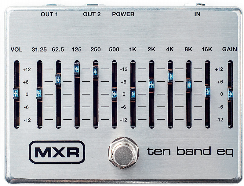 Mxr Ten Band Eq M108s - EQ & enhancer effect pedal - Main picture