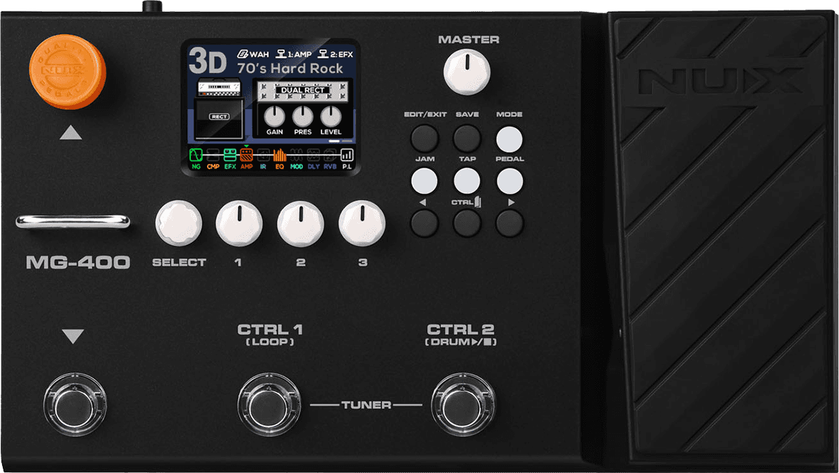 Nux Mg400 - Guitar amp modeling simulation - Main picture