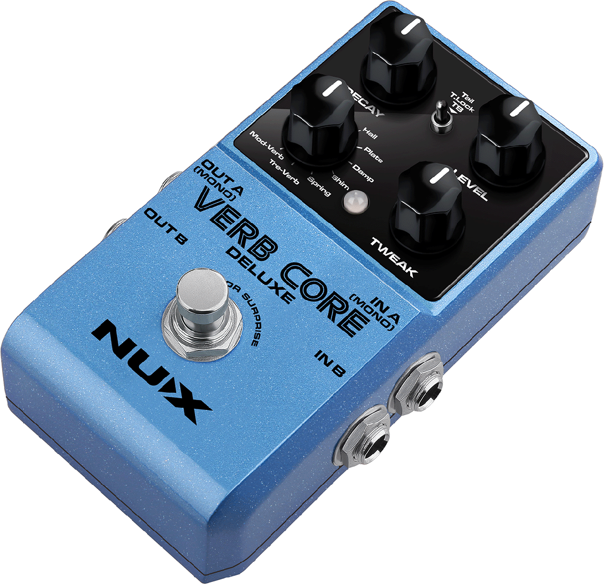 Nux Verb Core Deluxe Mk2 - Reverb, delay & echo effect pedal - Variation 1