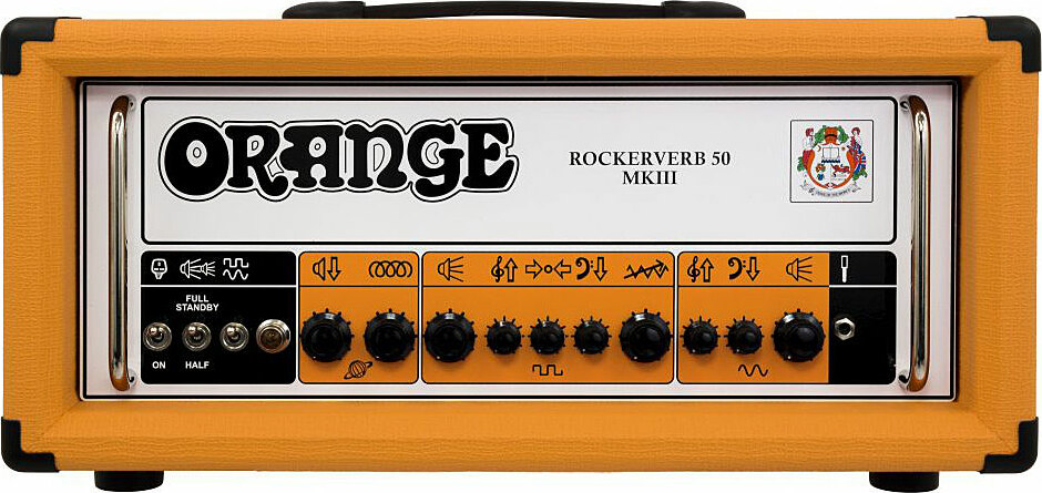 Orange Rockerverb 50 Mkiii Head 50w Orange - Electric guitar amp head - Main picture