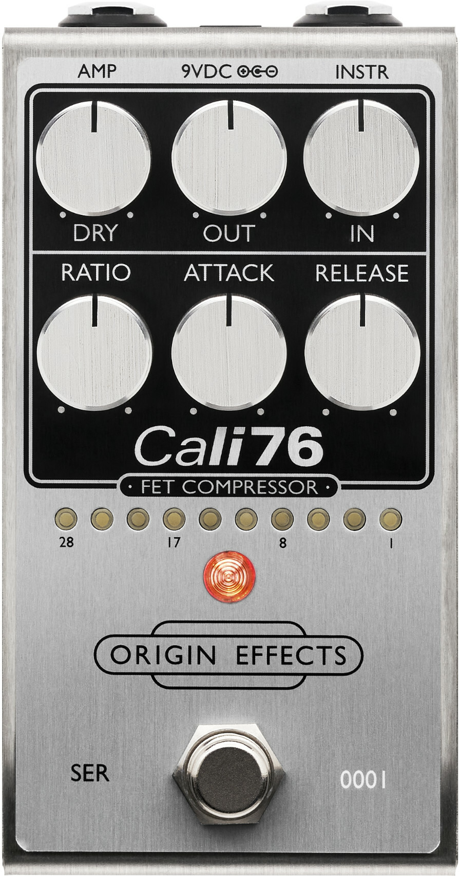 Origin Effects Cali76 Fet Compressor 2024 - Compressor, sustain & noise gate effect pedal - Main picture