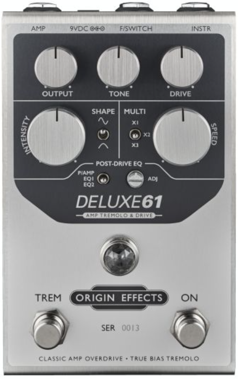 Origin Effects Deluxe 61 Tremolo & Drive - Modulation, chorus, flanger, phaser & tremolo effect pedal - Main picture
