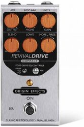 Overdrive, distortion & fuzz effect pedal Origin effects Revival Drive Compact