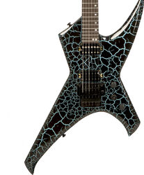 Metal electric guitar Ormsby Metal X 6 - Azure crackle