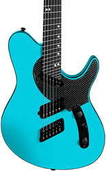 Tel shape electric guitar Ormsby TX GTR Carbon 6 - Azure blue