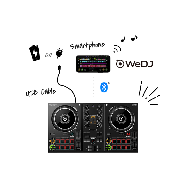 Pioneer Dj Ddj-200 - USB DJ controller - Variation 12