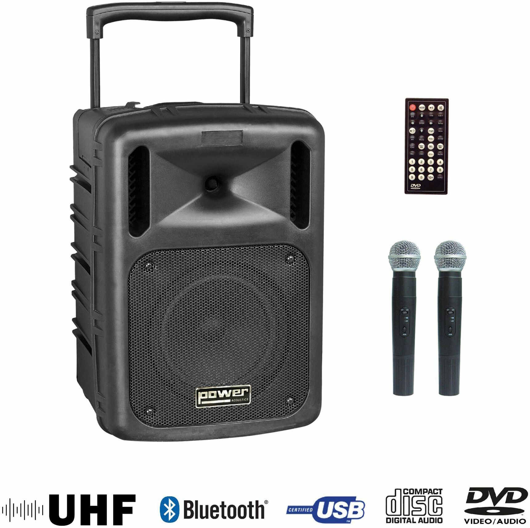 Power Acoustics Be 9610 Uhf Abs - Portable PA system - Main picture